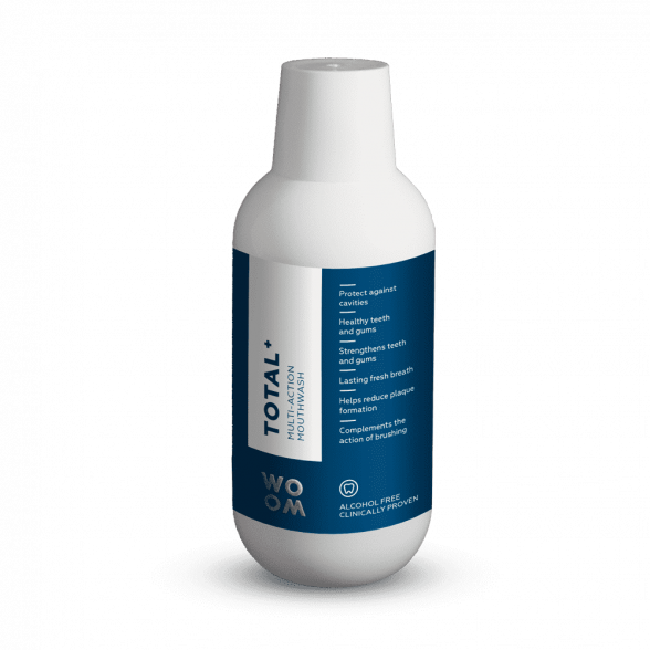 TOTAL<sup>+</sup><br> <strong>Multi-Action Mouthwash</strong><br><br><br>